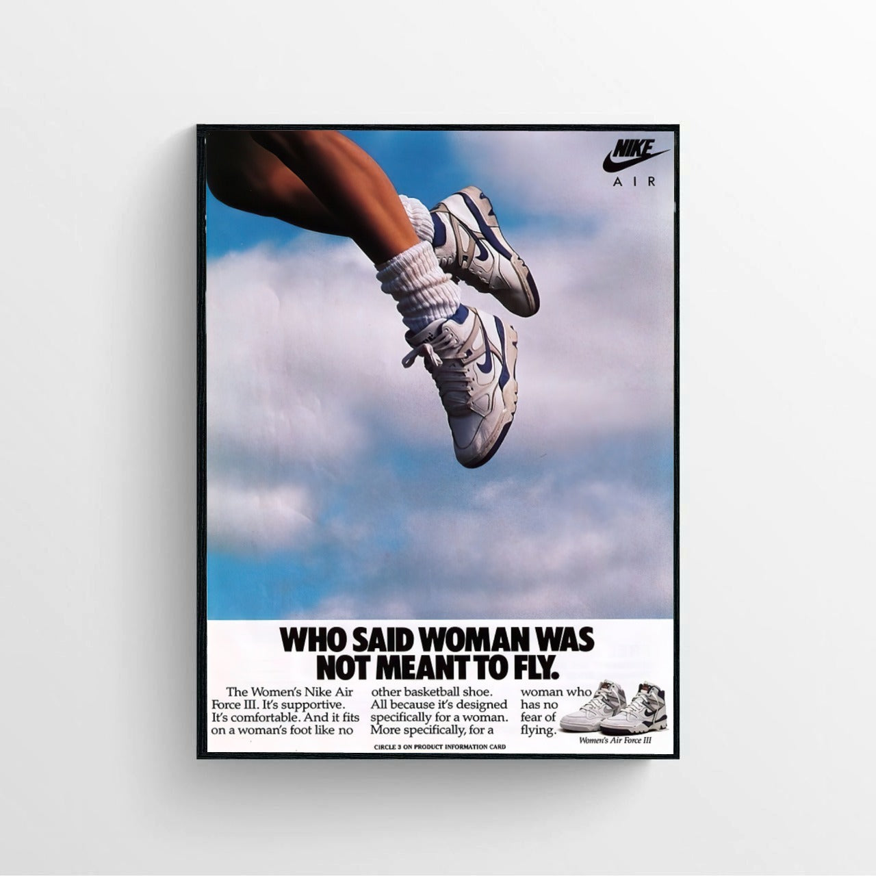 Nike Air Force III Advertising Poster – Vintage Club UK