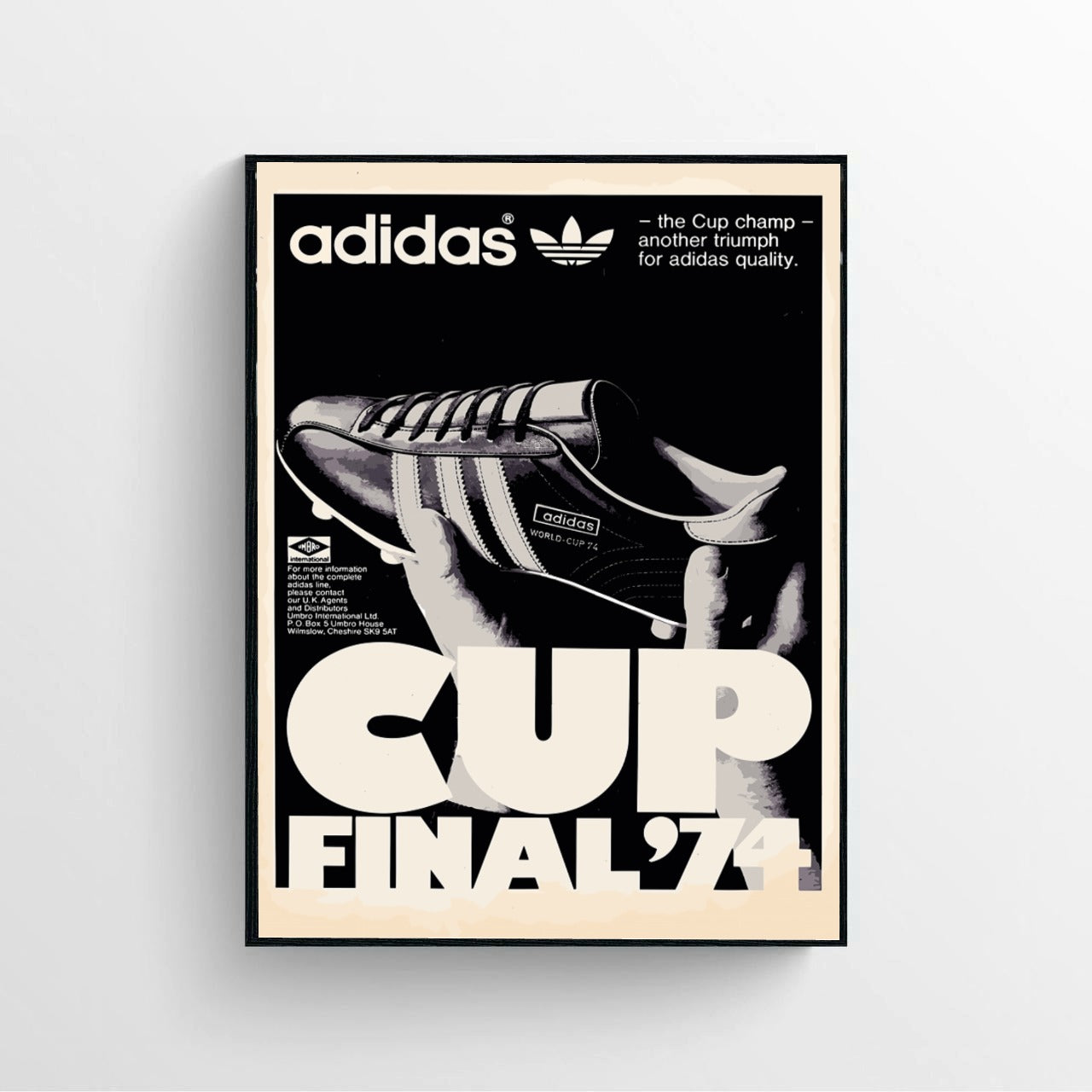 Adidas Advertising Print Poster – Vintage Club UK