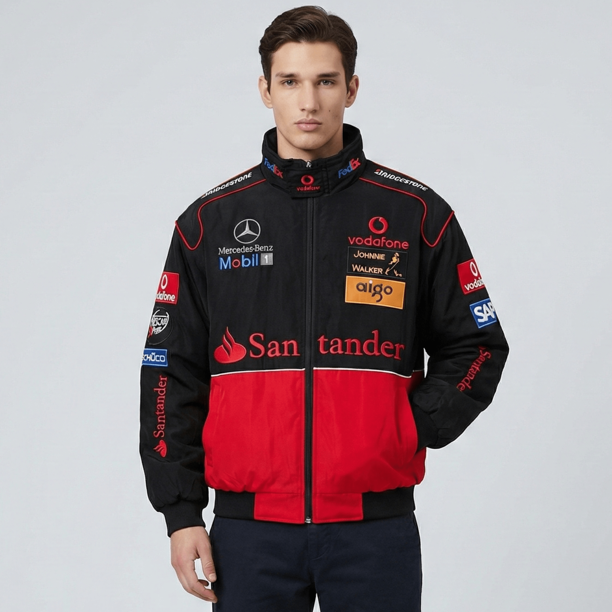 McLaren F1 Racing Team Jacket – Vodafone Mercedes Motorsport Zip