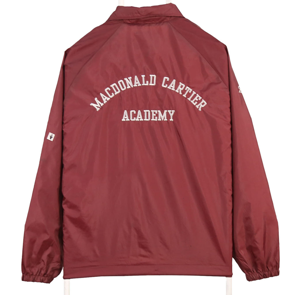 Trimark 90's Coach Lightweight Windbreaker Jacket Medium Burgundy Red