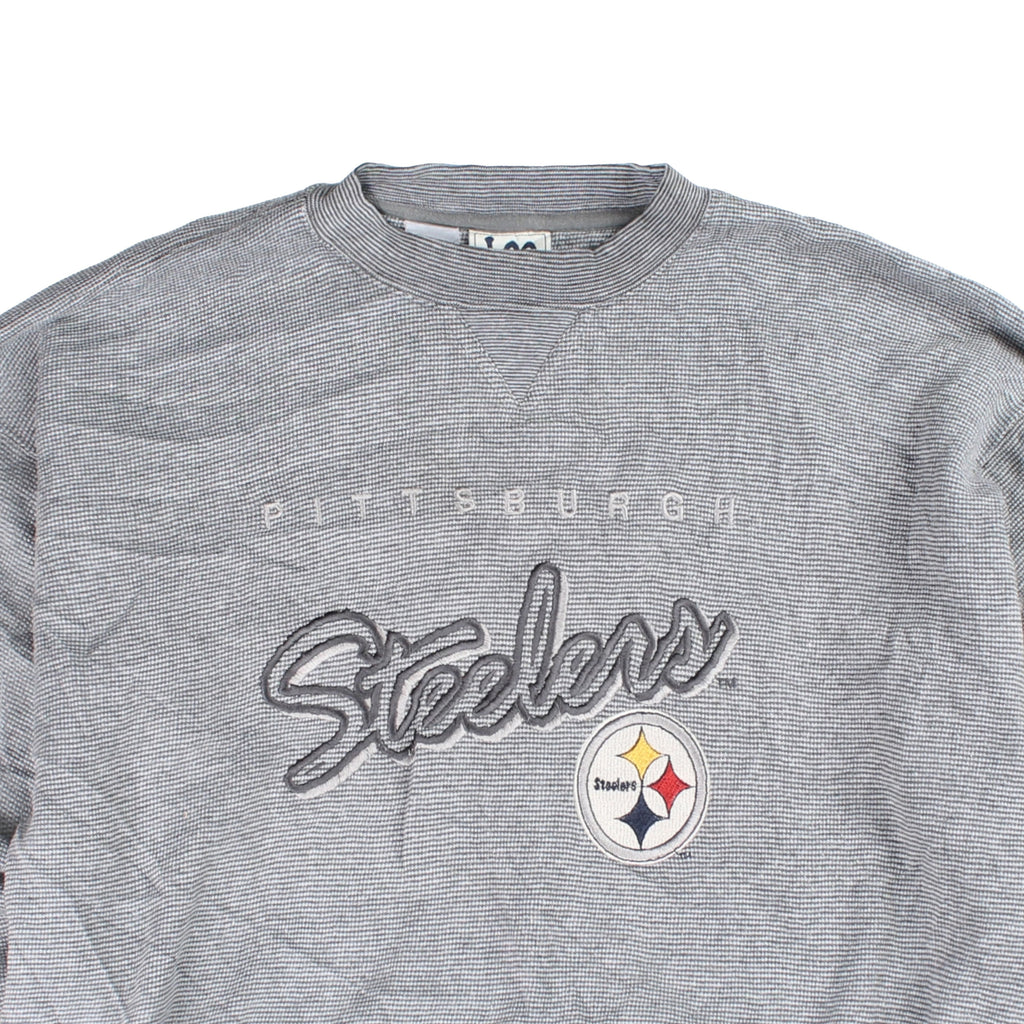 Lee Steelers NFL Sweatshirt XLarge Grey – Vintage Club UK