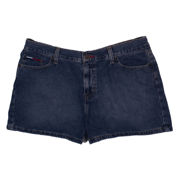 Tommy Hilfiger 90's Baggy Denim Shorts 26 Blue