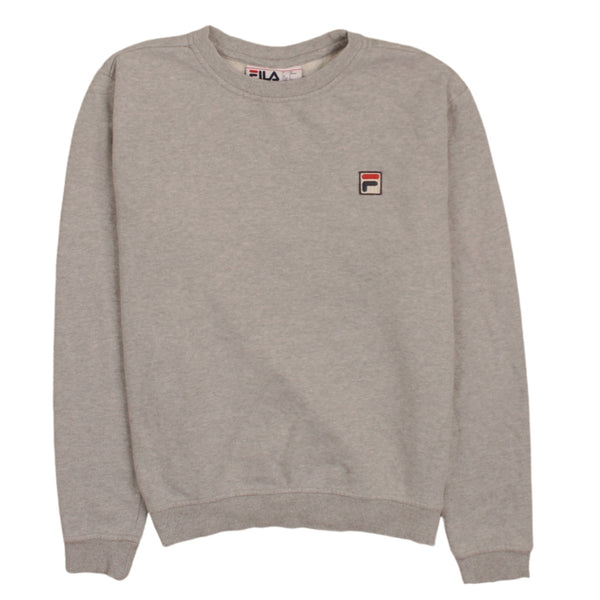 Fila 90's Heavyweight Crew Neck Sweatshirt Small Grey