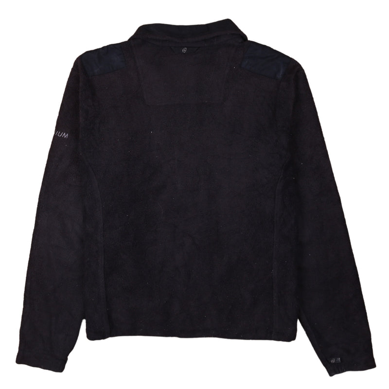 Columbia 90's Full Zip Up Fleece Jumper XLarge Black