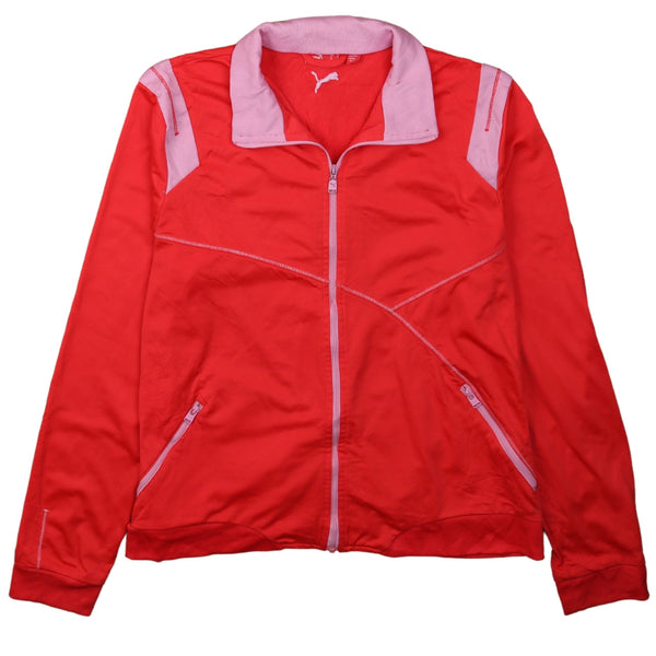 Puma 90's Full Zip Up Sweatshirt XLarge Red