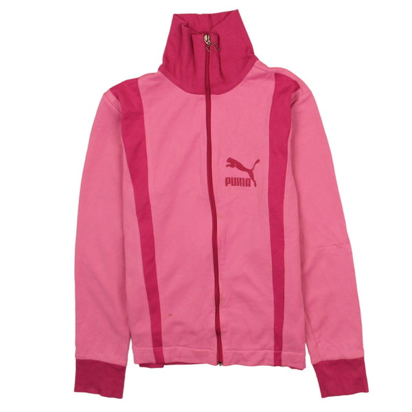 Puma 90's Full Zip Up Sweatshirt XLarge Pink