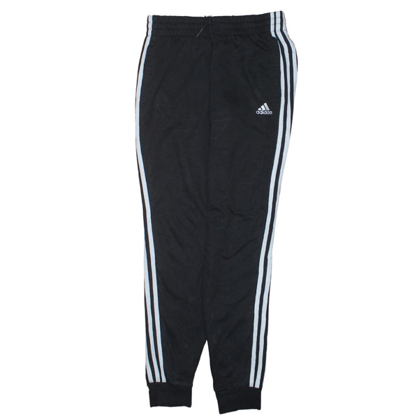 Adidas 90's 3 Stripes Casual Joggers / Sweatpants XSmall Black