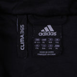 Adidas 90's Full Zip Up Quater Zip Windbreaker XLarge Black
