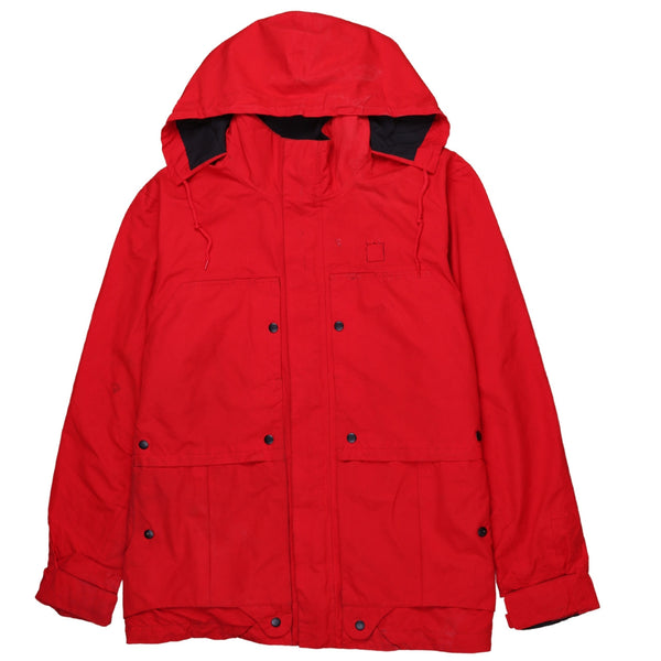 Adidas 90's Hooded Full Zip Up Windbreaker XLarge Red