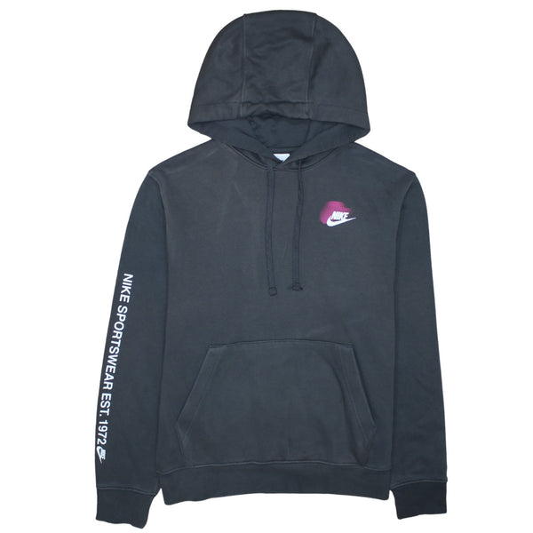 Nike 90's Swoosh Pullover Hoodie Small Grey