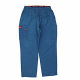 Dickies 90's Drawstring Elasticated Waistband Workwear Trousers 26 Blue