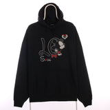 Jerzees 90's Mickey Mouse Pullover Hoodie XXLarge (2XL) Black