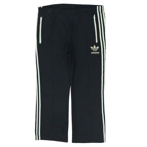 Adidas 90's Drawstring Elasticated Waistband Joggers Trousers Medium Black