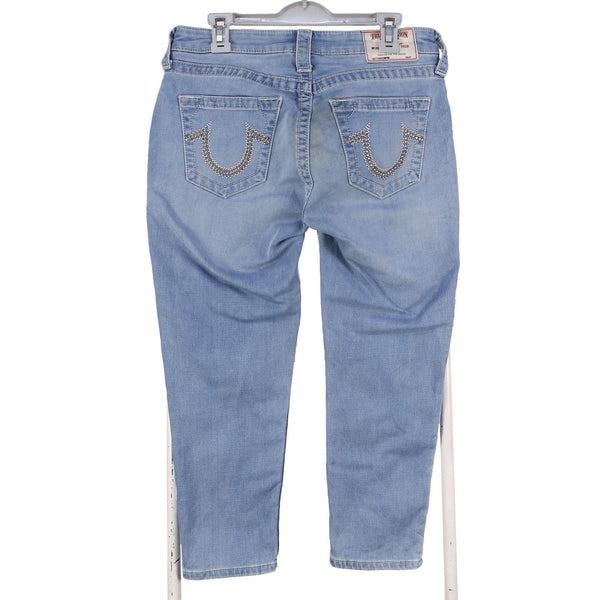 True Religion 90's Embellished Denim Jeans / Pants 28 Blue