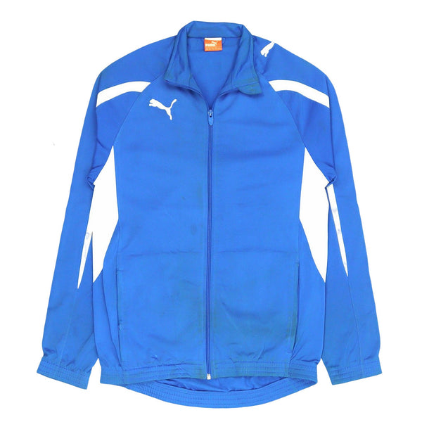 Puma 90's Track Jacket Retro Zip Up Fleece XXLarge (2XL) Blue