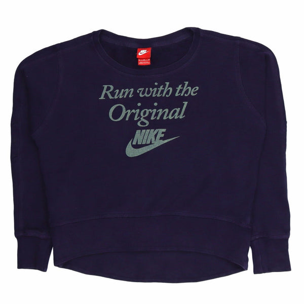 Nike 90's Run with the Original Sweatshirt Medium Blue