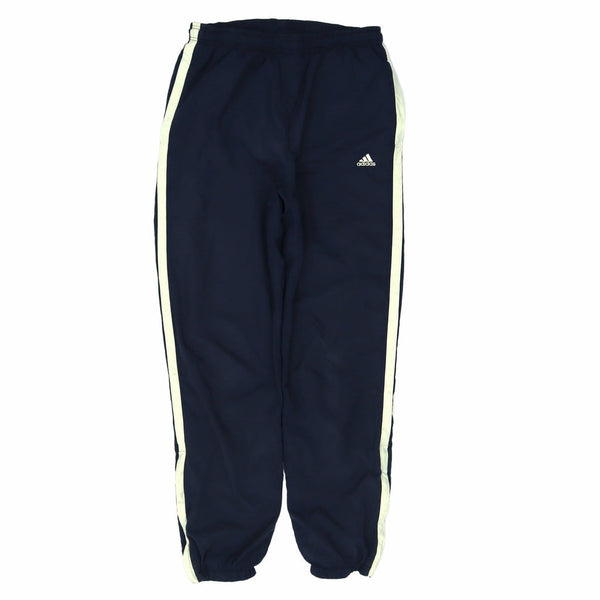 Adidas 90's Drawstring Elasticated Waistband Joggers Trousers 26 x 30 Blue