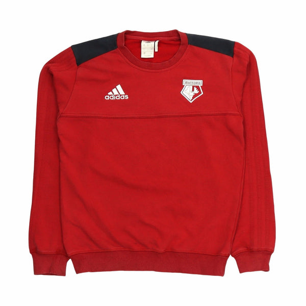 Adidas 90's Watford Training Top Sweatshirt Small Red