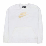 Nike 90's Spellout Crewneck Sweatshirt Large White