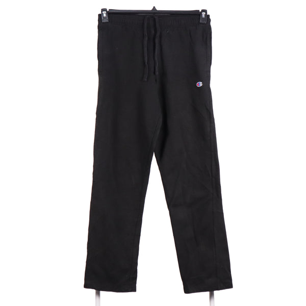 Champion 90's Drawstring Elasticated Waistband Joggers / Sweatpants Medium Black