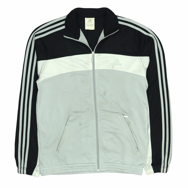 Adidas 90's Track Jacket Retro Windbreaker 42 Grey