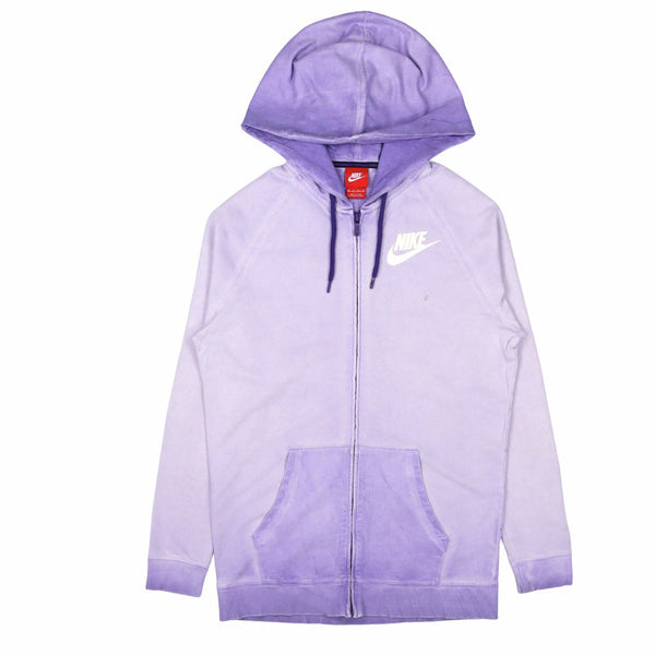 Nike 90's Spellout Zip Up Hoodie XSmall Purple