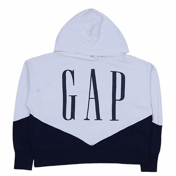 Gap 90's Spellout Pullover Hoodie Medium White