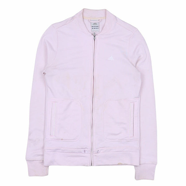 Adidas 90's Zip Up Fleece Small Pink