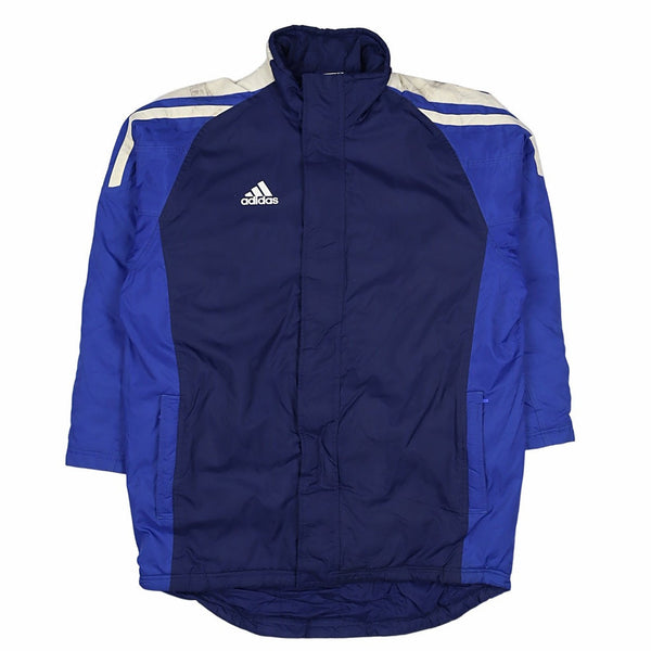 Adidas 90's Waterproof Zip Up Windbreaker XXLarge (2XL) Blue