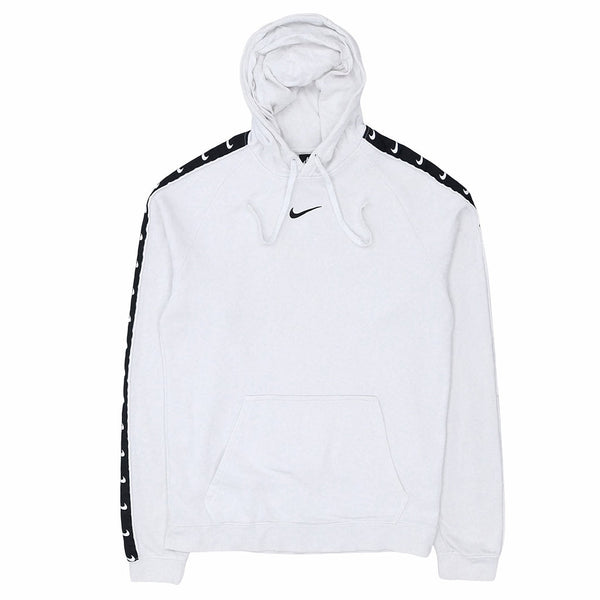 Nike 90's Middle Centre Swoosh Pullover Hoodie Small White