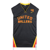 Nike 90's United Ballers Swoosh Lightweight Back Print Jersey XLarge Black