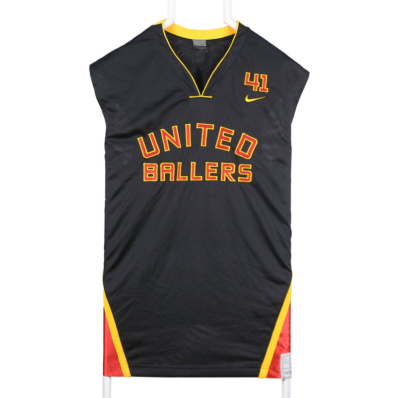 Nike 90's United Ballers Swoosh Lightweight Back Print Jersey XLarge Black