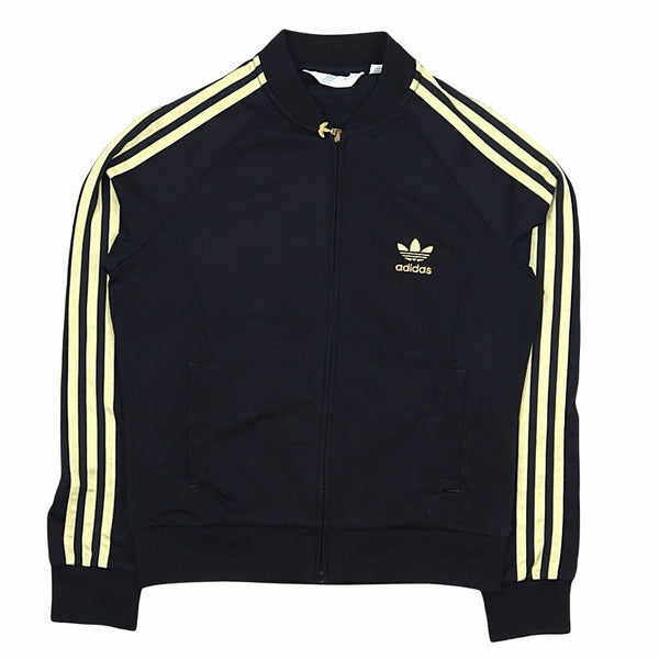 Adidas 90's Spellout Zip Up Windbreaker Medium Black