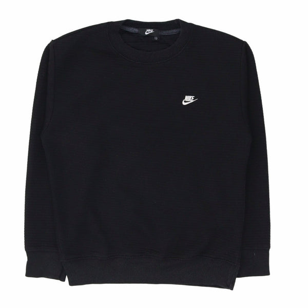 Nike 90's Swoosh Crewneck Sweatshirt Small (missing sizing label) Black