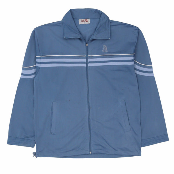 TIMES SPORT 90's Retro Track Jacket Windbreaker Medium Blue