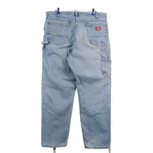 Dickies 90's Drawstring Elasticated Waistband Denim Jeans / Pants 40 Blue