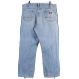 Dickies 90's Denim Straight Leg Bootcut Jeans / Pants 38 Blue