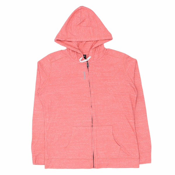 Reebok 90's Zip Up Hoodie XLarge Pink