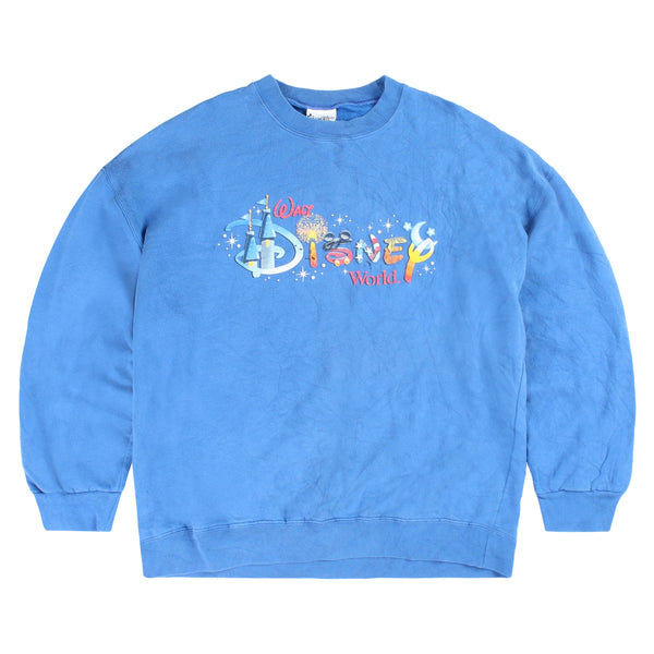 Disney  Disney World Crewneck Sweatshirt XLarge Blue