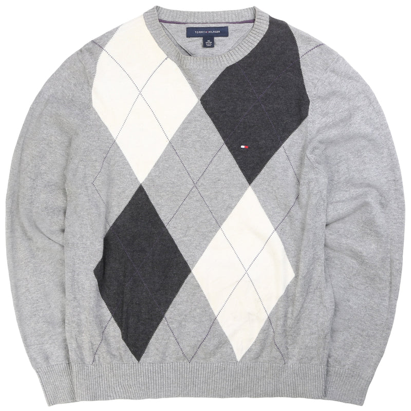 Tommy Hilfiger  Prep Crewneck Knitted Jumper / Sweater XSmall Grey