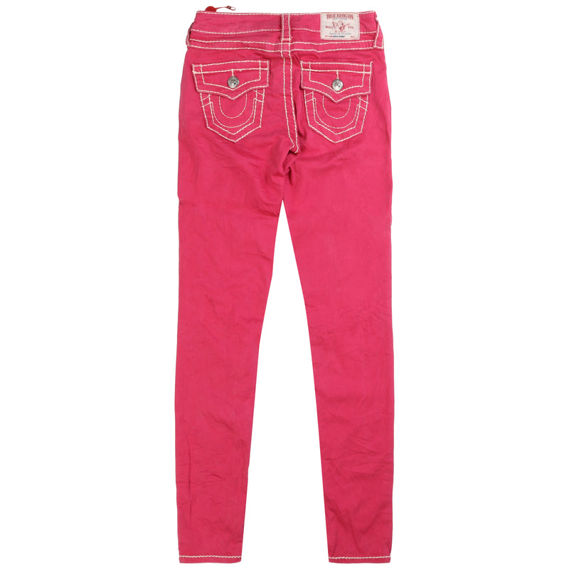 True Religion  Y2K Billy Super T Denim Skinny Jeans / Pants 28 Pink