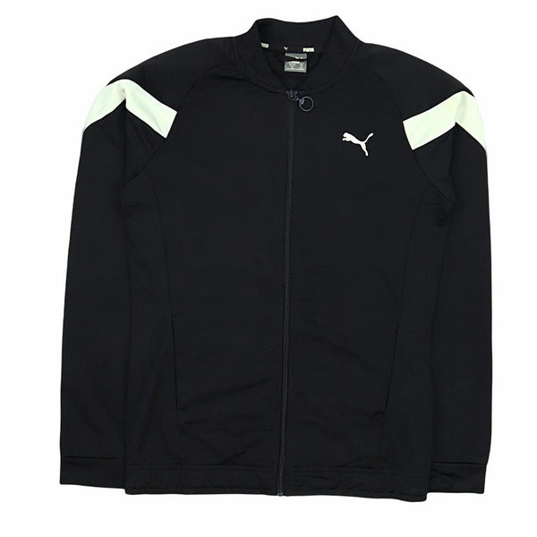 Puma 90's Retro Track Jacket Windbreaker Large Black