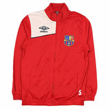 Umbro 90's Retro Zip Up Fleece Medium Red