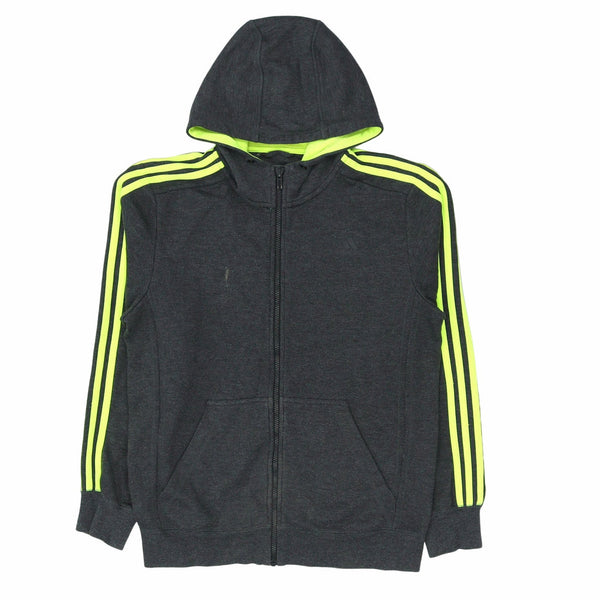 Adidas 90's Zip Up Hoodie Medium Grey