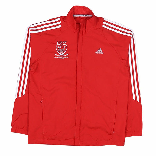 Adidas 90's Zip Up Windbreaker Small Red