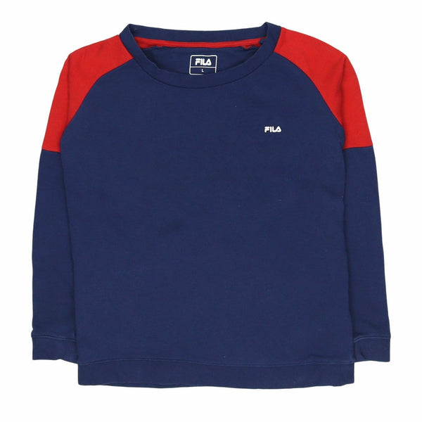 Fila 90's Spellout Sweatshirt Large Blue