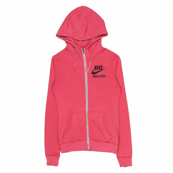 Nike 90's Track and Field Zip Up Hoodie XSmall Pink