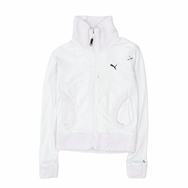 Puma 90's Zip Up Fleece XSmall White