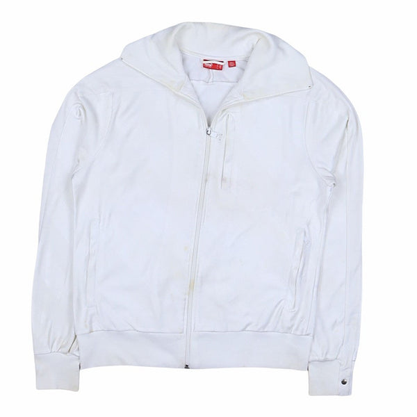 Puma 90's Zip Up Fleece Medium White