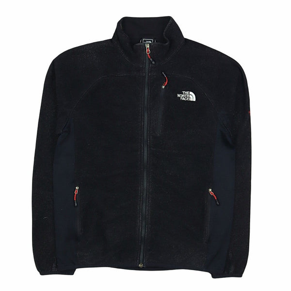 The North Face 90's Spellout Zip Up Fleece Large Black